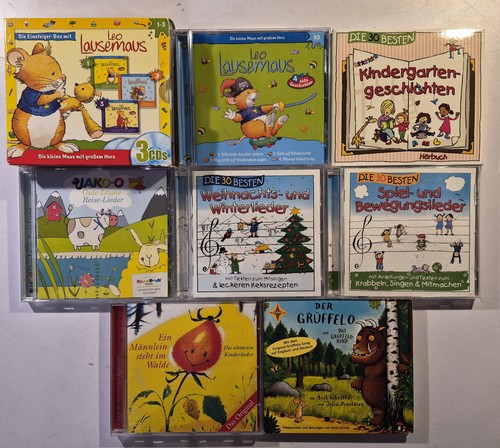 Konvolut s kinderlieder - 10, cd´s