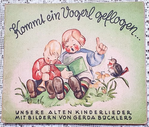Vintage kinderliederbuch kommt - kinderliederbuch,